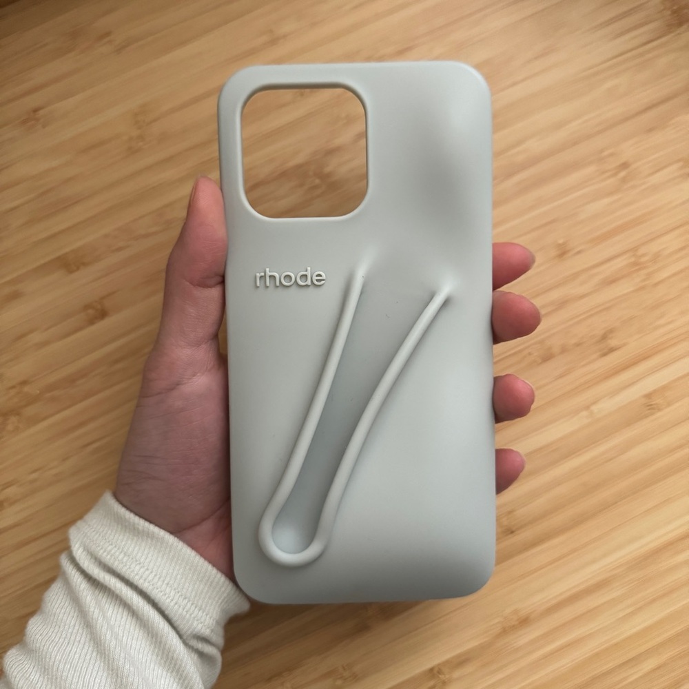 Rhode Light Gray Lip Gloss Phone Case